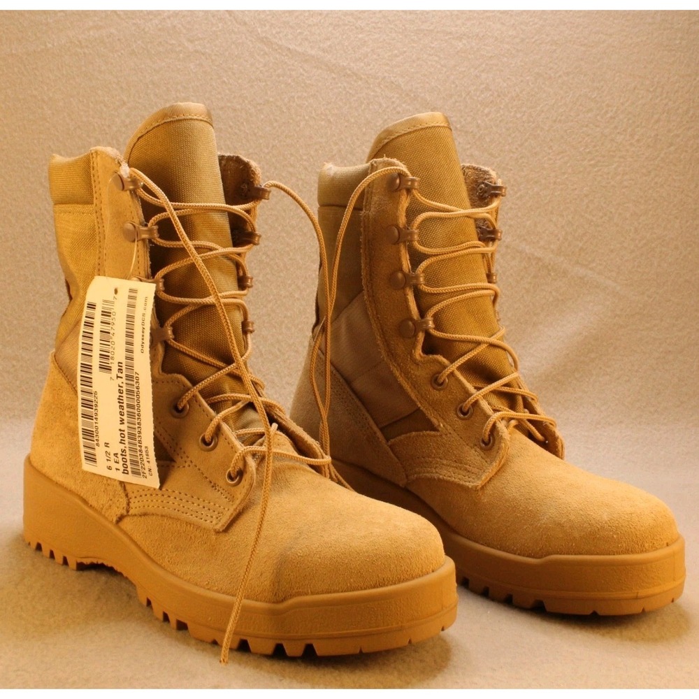 Belleville 8430 Hot Weather Combat Boots 6.5R Vibram Sole Made USA Military